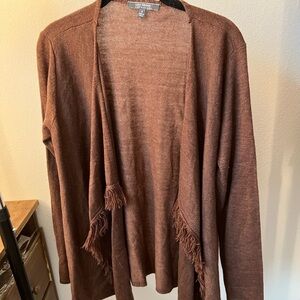 LISA Rinna Women’s Frayed Cardigan Size Small